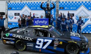 Shane van Gisbergen claims maiden NASCAR Xfinity win in Portland