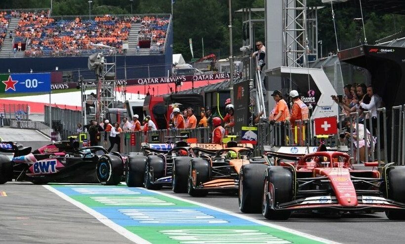 Starting Grid for the 2024 Austrian Grand Prix Sprint