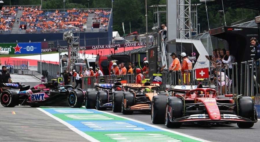 Starting Grid for the 2024 Austrian Grand Prix Sprint