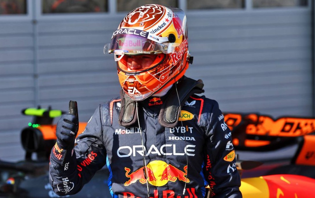 Verstappen outpaces McLaren duo to secure pole for Austrian Grand Prix Sprint