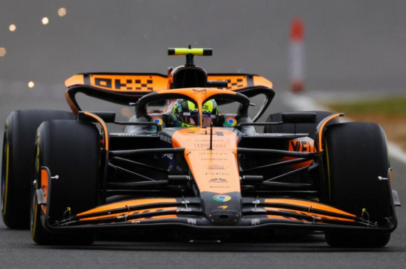 British GP: Lando Norris maintains perfect form to lead McLaren 1-2 in FP2