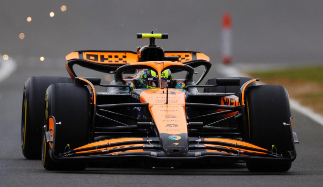 British GP: Lando Norris maintains perfect form to lead McLaren 1-2 in FP2