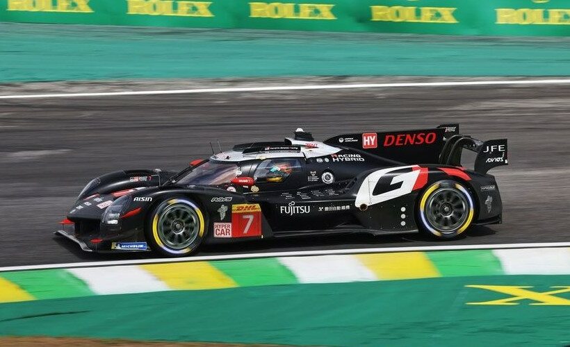 Kobayashi secures pole as Toyota locks out front row for 6 Hours of Sao Paulo