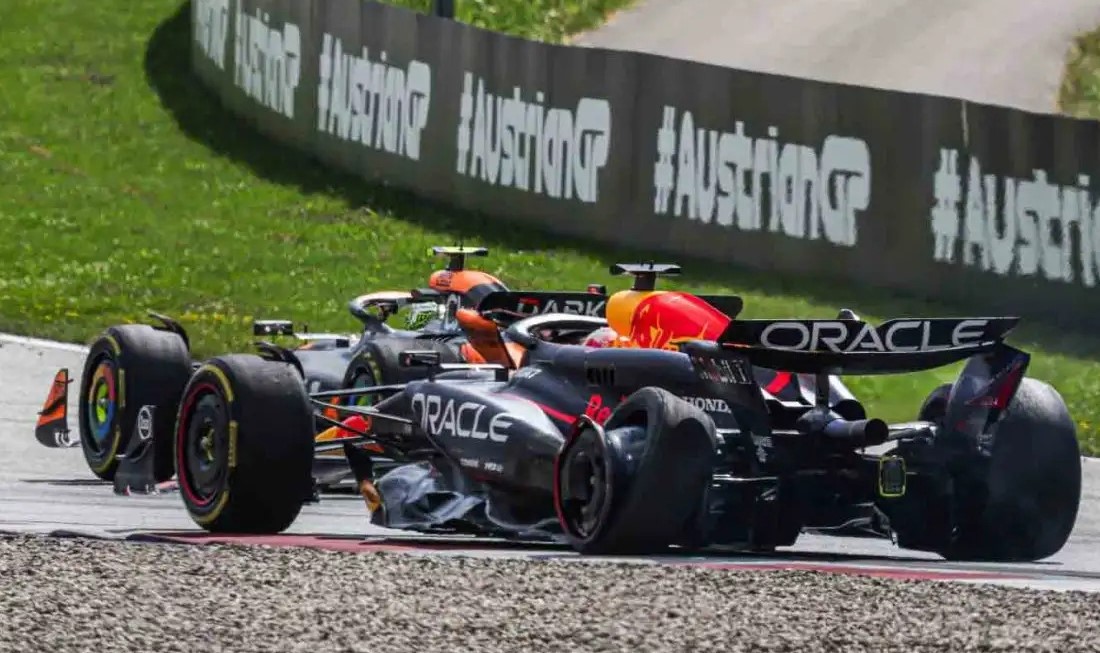 Max Verstappen handed time penalty for Norris crash at the Austrian Grand Prix