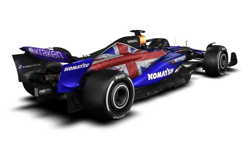 Williams unveils a special Union Jack livery for British Grand Prix