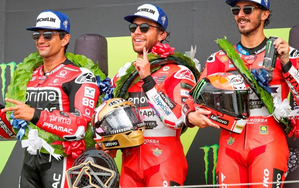 Enea Bastianini completes Silverstone double as Martin reclaims championship lead