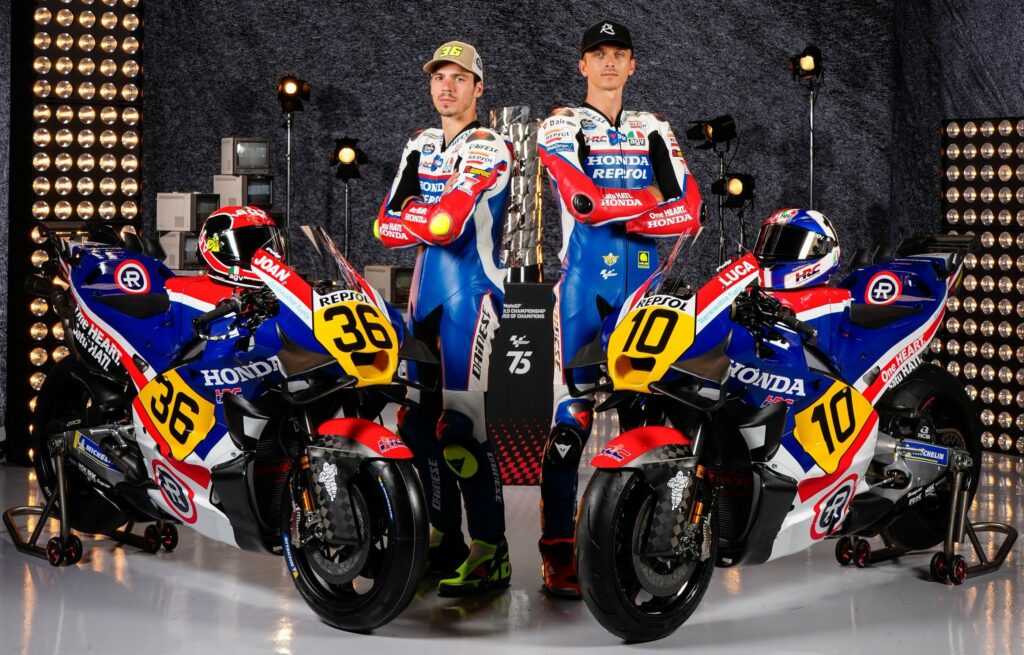 Gallery: Teams unveil retro liveries for 75th anniversary at British MotoGP