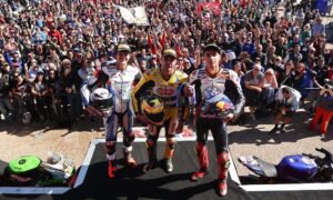 Andrea Iannone claims maiden WorldSBK win in dramatic Aragon Race 1