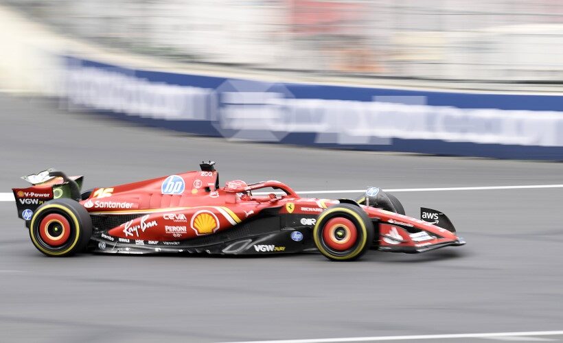 Charles Leclerc bounces back from crash to top Baku FP2