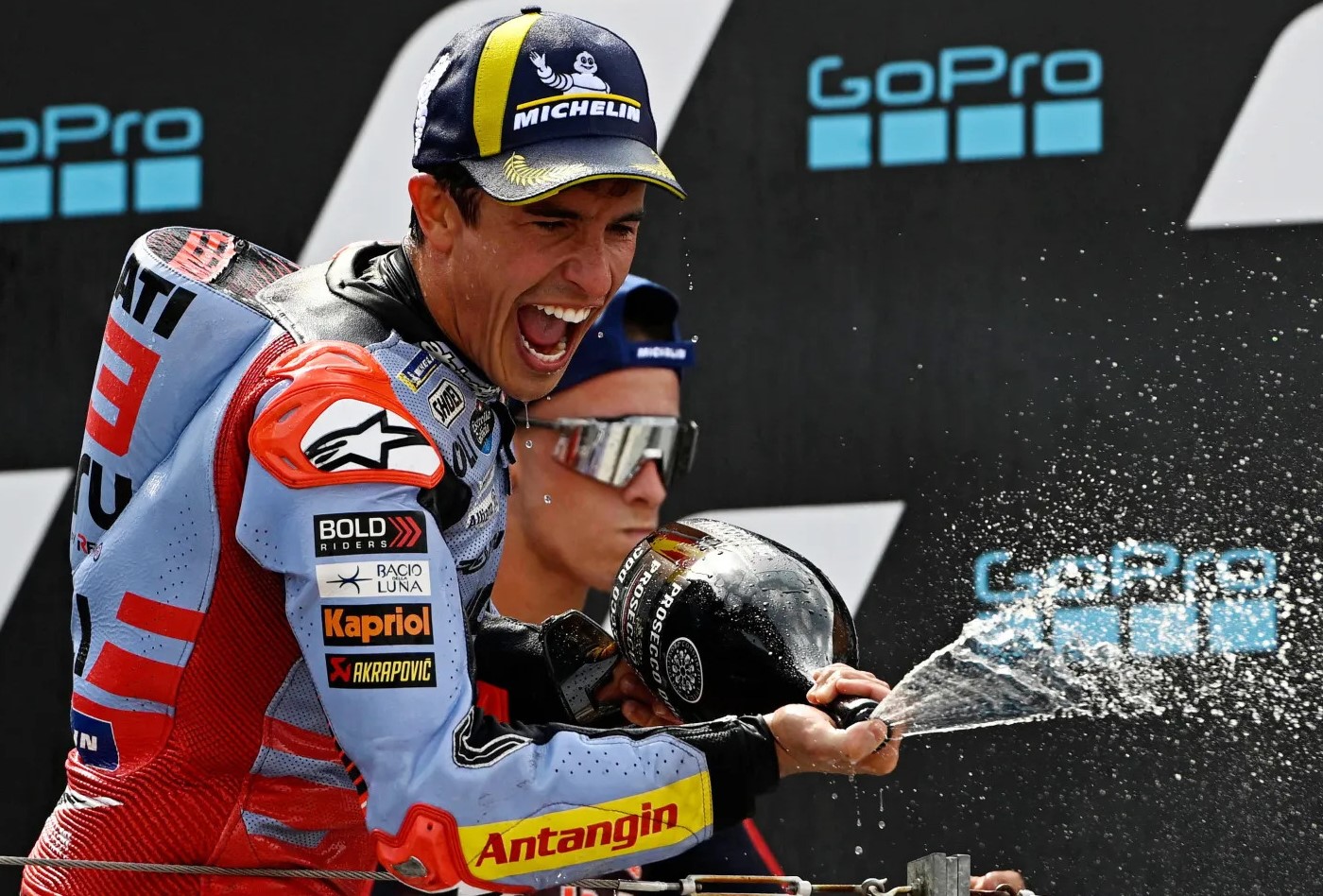 Marc Marquez dominates Aragon GP, ends 1043-day win drought as brother and Bagnaia crash