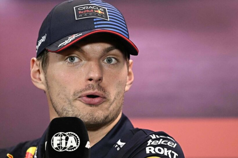 Max Verstappen punished for swearing during Singapore press conference