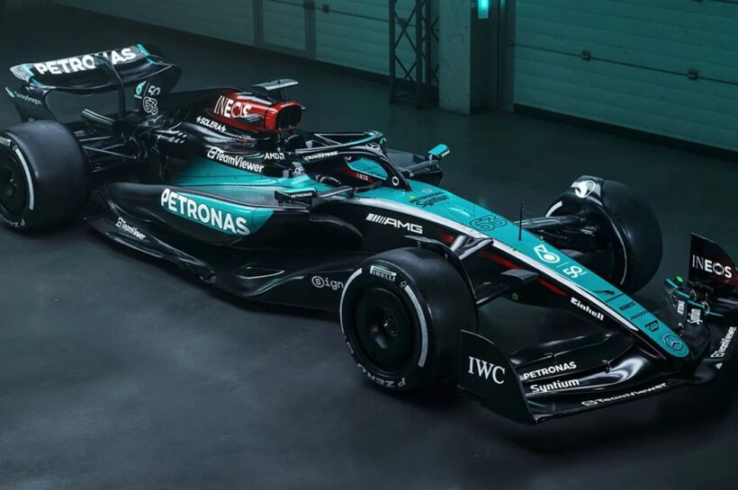 Mercedes unveils stunning one-off livery for 2024 Singapore Grand Prix