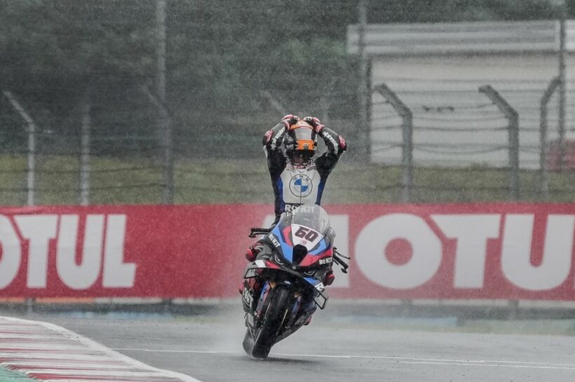 Michael van der Mark delivered a standout performance during the second free practice session for the 2024 French WorldSBK at Magny-Cours, clocking a blistering lap time of 1:36.010