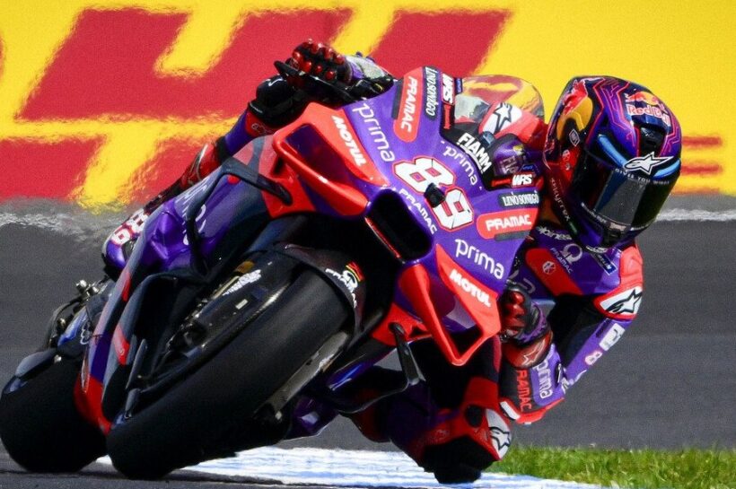 Jorge Martin dominates Qualifying to secure pole at Phillip Island