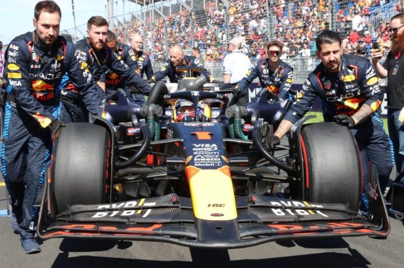 Red Bull under FIA's radar over illegal front bib ride height trick