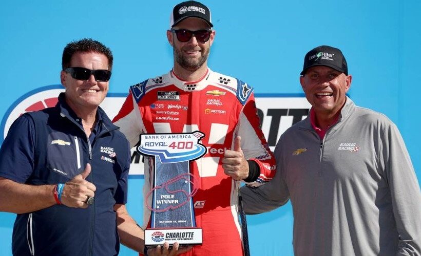 Van Gisbergen clinches first NASCAR Cup Series pole at Charlotte Roval