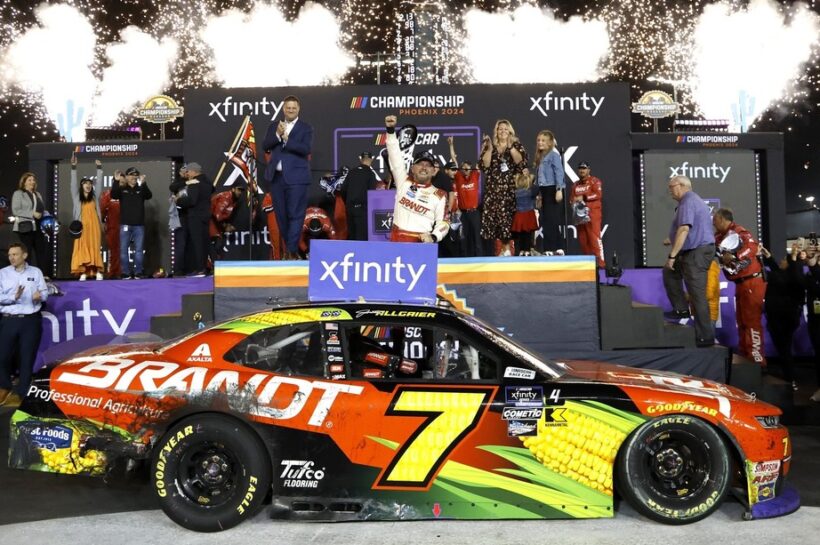 Justin Allgaier wins 2024 NASCAR Xfinity series championship title as Herbst wins Phoenix finale