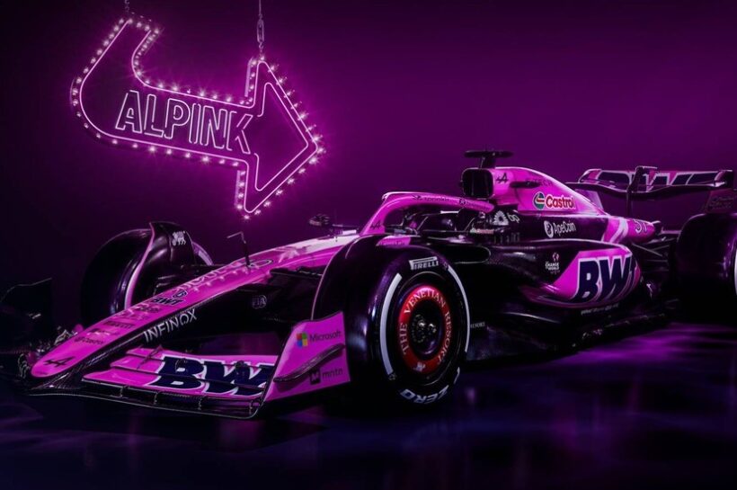 Alpine's all-pink livery returns for remaining 2024 F1 races