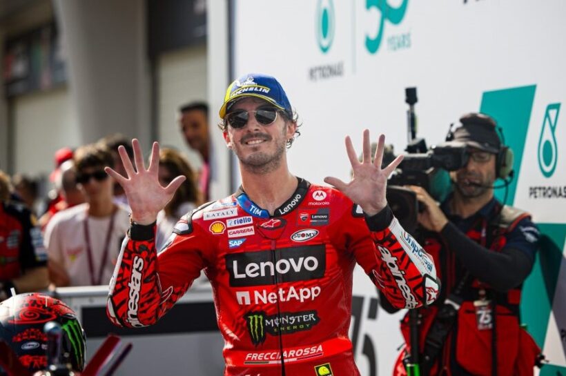 Francesco Bagnaia keeps his title hopes alive by winning the 2024 Malaysian MotoGP