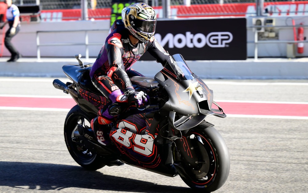 Jorge Martin Crashes on first outing with Aprilia at Barcelona