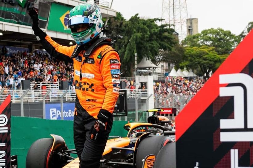 Oscar Piastri beats Lando Norris to secure sprint pole at 2024 F1 Sao Paulo Grand Prix