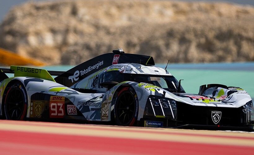 Jean-Eric Vergne puts Peugeot on top in third practice for 2024 WEC 8H Bahrain