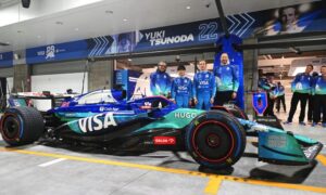 Visa Cash App RB unveil glitter-themed livery for Las Vegas Grand Prix