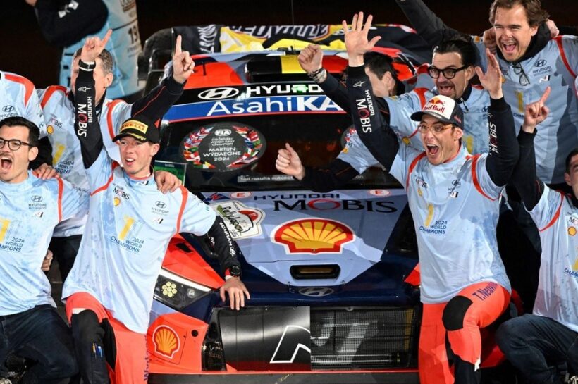 Thierry Neuville crowned WRC champion as Elfyn Evans wins Rally Japan 2024