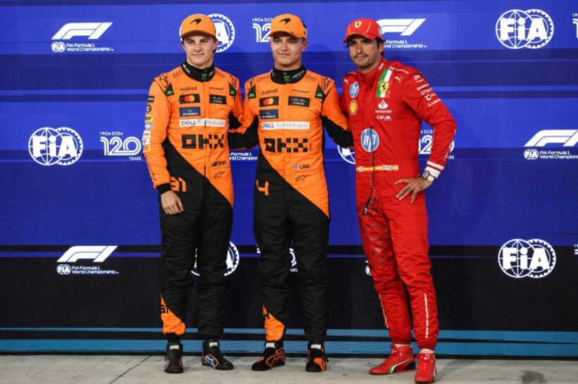 Abu Dhabi Grand Prix: Norris pips Piastri to claim pole position as McLaren locks out front row