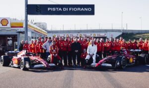 Carlos Sainz and father given special Ferrari farewell with F1 track outing at Fiorano