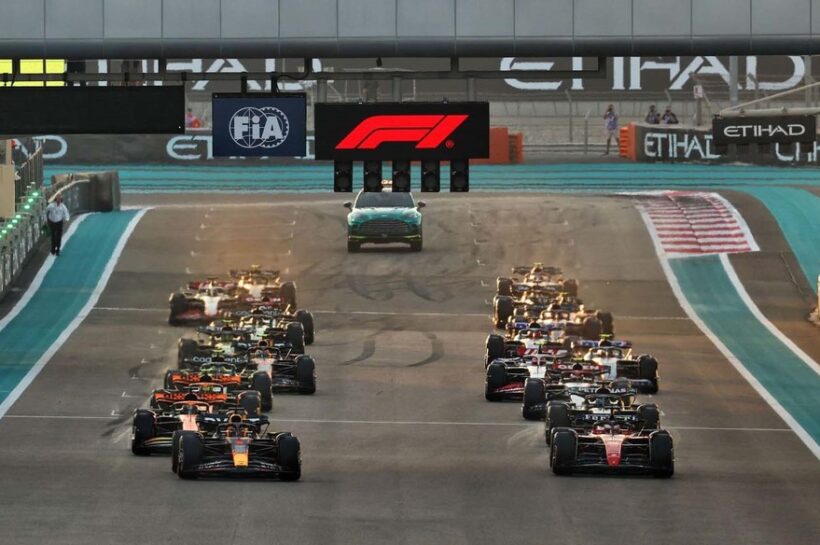 F1 starting grid 2024 Abu Dhabi Grand Prix