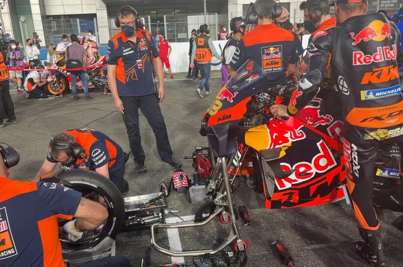 KTM MotoGP development projects have been currently suspended as the manufacturer faces a huge financial crisis with reports indicating impending bankruptcy