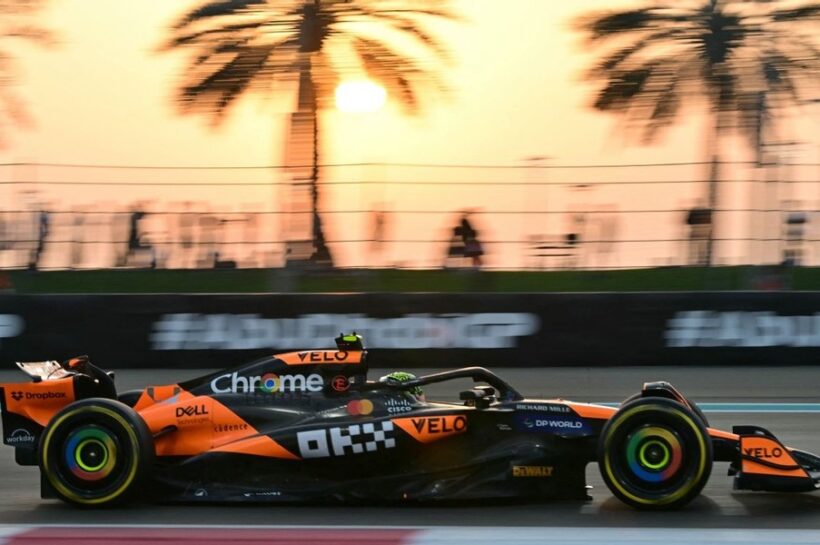 Lando Norris leads McLaren 1-2 in second practice for Abu Dhabi GP