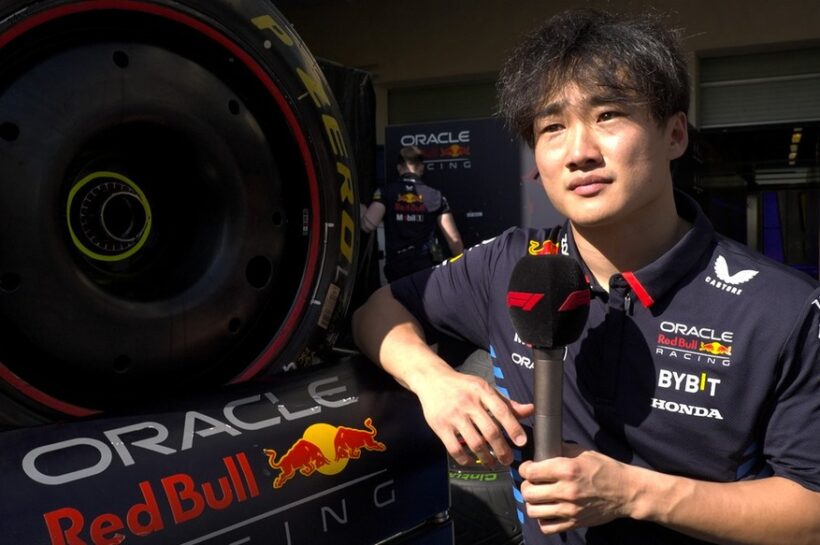 Yuki Tsunoda ready for Red Bull promotion after first run during Abu Dhabi test