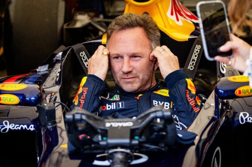 Horner's first F1 drive