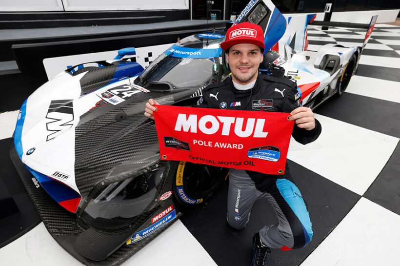 Dries Vanthoor puts BMW M Team RLL on Rolex 24 pole