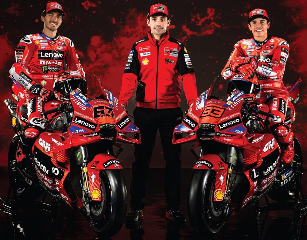 Ducati Lenovo Team unveils their 2025 MotoGP livery and bike