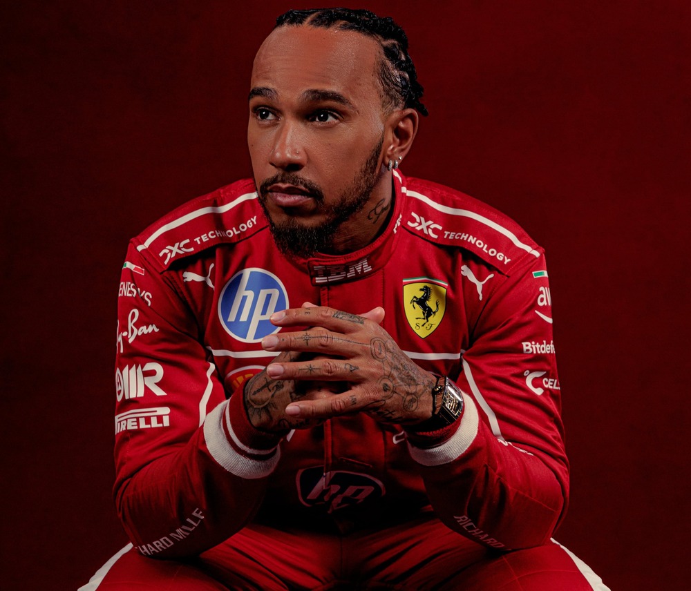 Ferrari's 2025 race suits,Hamilton and Leclerc,2025 F1