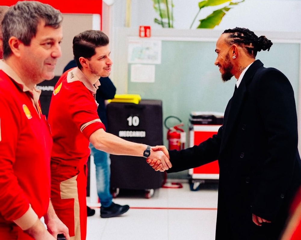 Inside Hamilton's first day at Ferrari: Everything you need to know