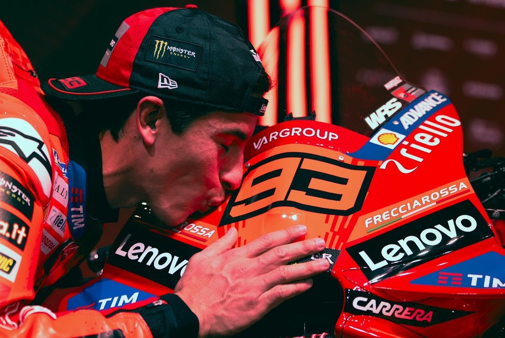 Marc Marquez aims for 2025 MotoGP title as Factory Ducati officially unveils his new bike