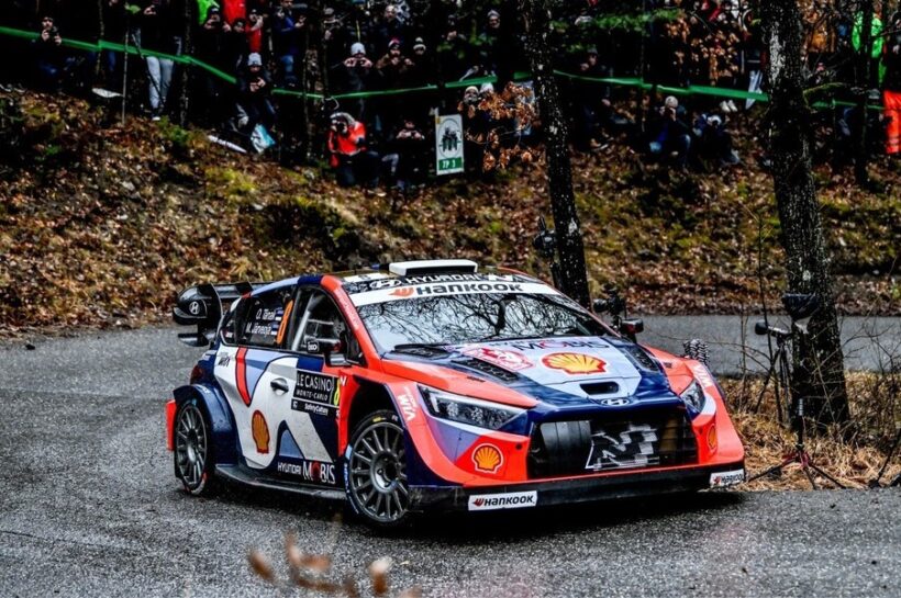 Monte Carlo Rally Ott Tanak shakedown 2025 WRC