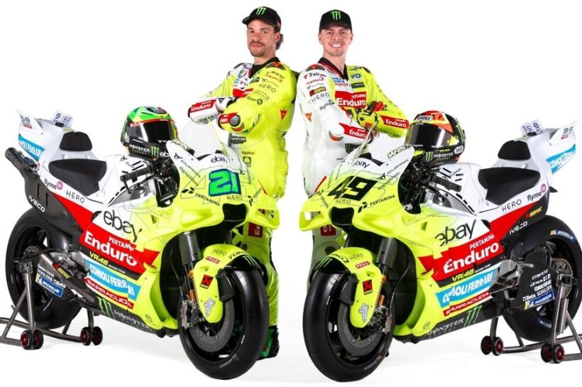 VR46 Racing Team unveils 2025 MotoGP livery