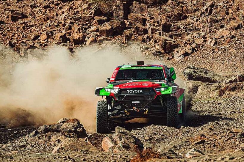 Yazeed Al-Rajhi leads Dakar Rally 2025 48-hour chrono stage as Sainz and Loeb struggle