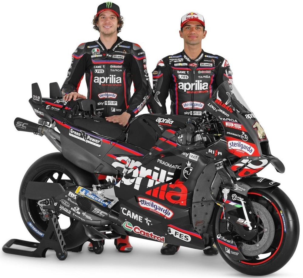 Jorge Martin and his new Aprilia teammate Marco Bezzecchi