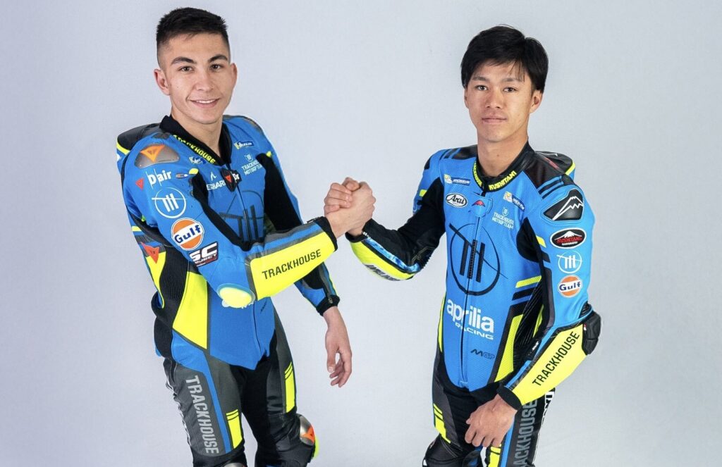 Trackhouse Racing Aprilia 2025 MotoGP riders Ai Ogura and Raul Fernandez