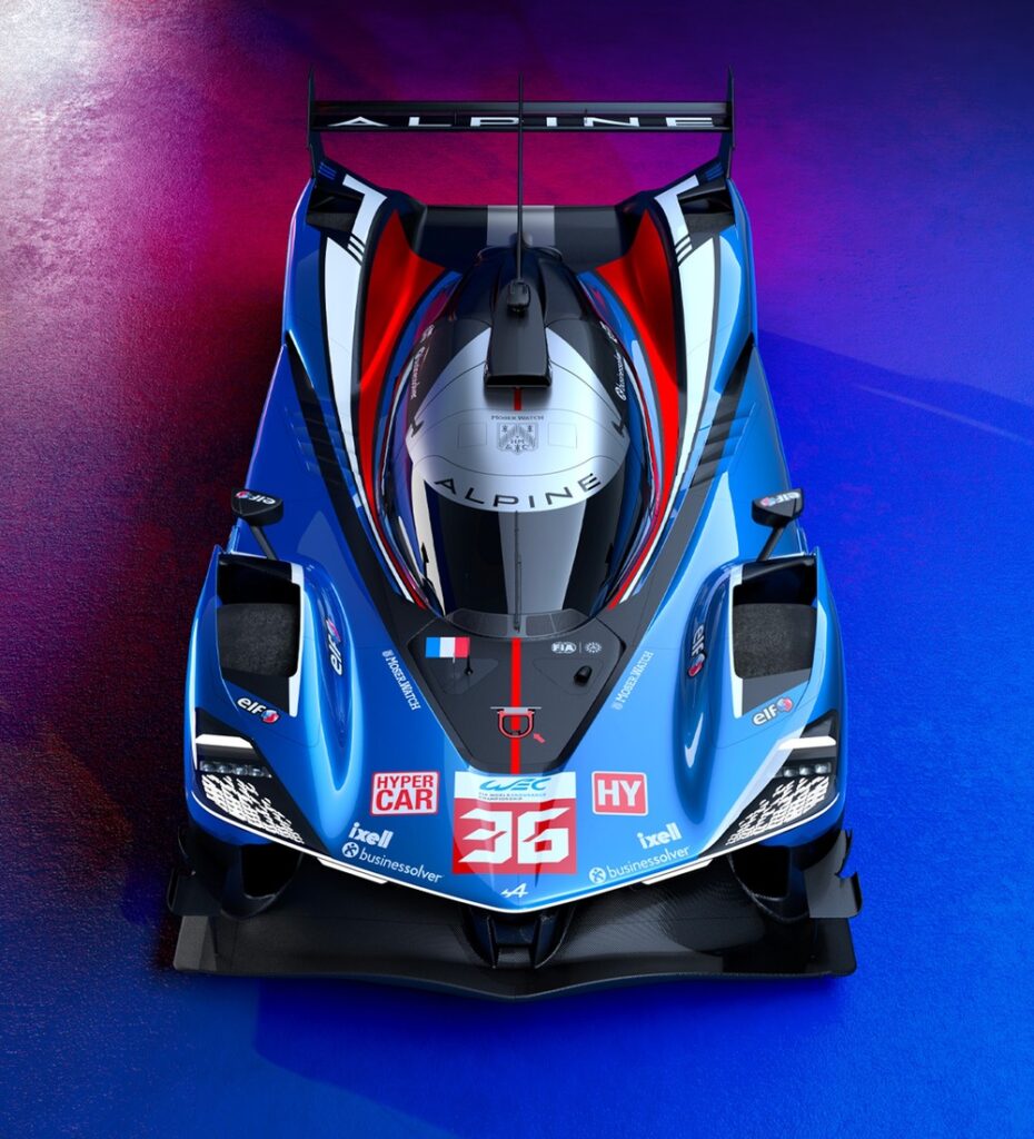 Alpine A424 Hypercar livery,2025 FIA WEC