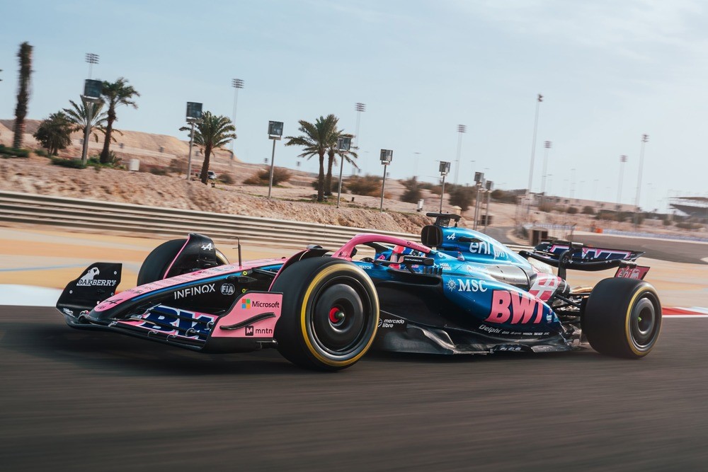 Alpine A525,Bahrain shakedown,2025 F1