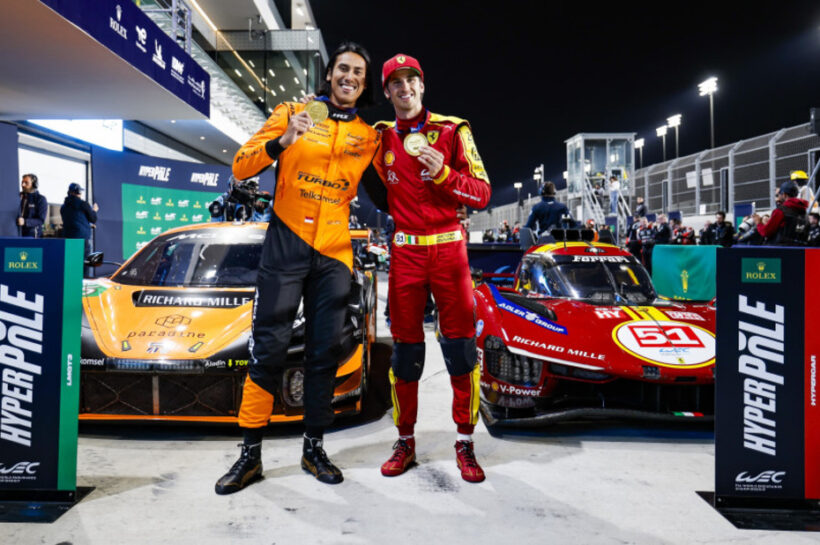 2025 Qatar WEC pole Antonio Giovinazzi Ferrari Sean Gelael