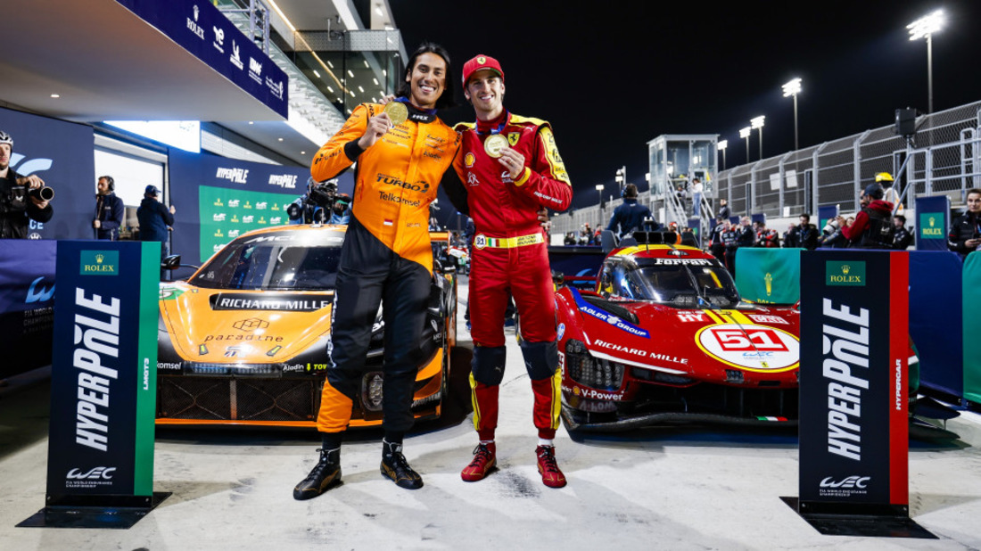 2025 Qatar WEC pole Antonio Giovinazzi Ferrari Sean Gelael