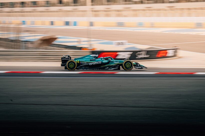 Aston Martin AMR25 track debut